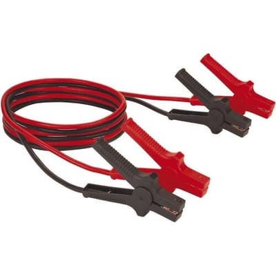 Einhell Startkabels BT-BO 16/1 A - Voor benzinemotor: Max. cilinderinhoud: 2500 cm³ - Lengte kabel: 3 m - Doorsnede: 19.4mm² - Intensiteit: 220 A - Geleverd in handige draagtas