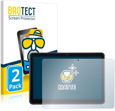 BROTECT - Screenprotector voor Wortmann Terra Pad 1006 - Folie Beschermfolie matte 2 Stuks