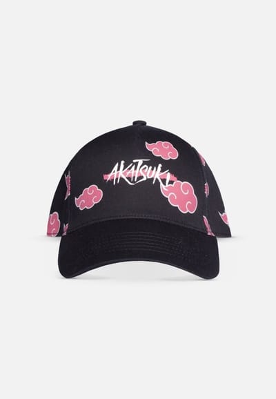 Naruto - Akatsuki Verstelbare pet - Zwart