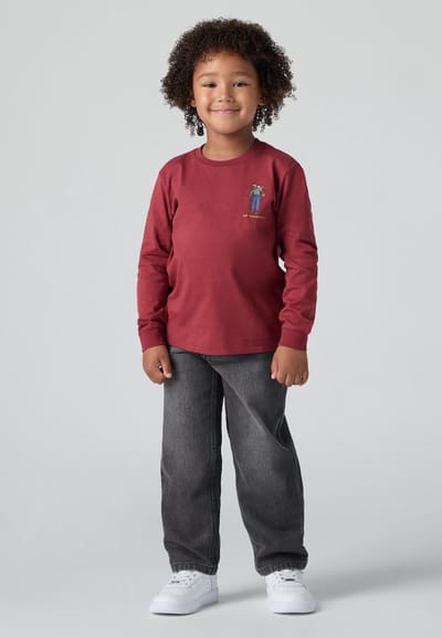 Levi´s ® Kids Stay Loose Taper Jeans Broek Grijs 16 Years Jongen