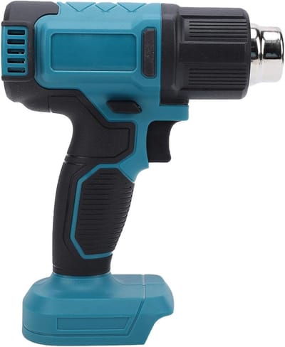 Draadloos Warmtepistool - Heteluchtblazer Instelbaar - Doe-het-zelf Projecten - Snel Verwarmend LCD - 50-550 Graden - Blauw