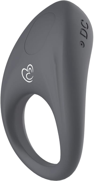 EasyToys Ring Play – Grijs Cockring – Penisring – Vibrerende Cockring voor Mannen en Stellen – Penis Stimulator – Seksspeeltje voor Koppels – Oplaadbaar via USB – Waterdicht – Intiem Sex & Seks Speeltje – Discreet Cadeau voor Mannen