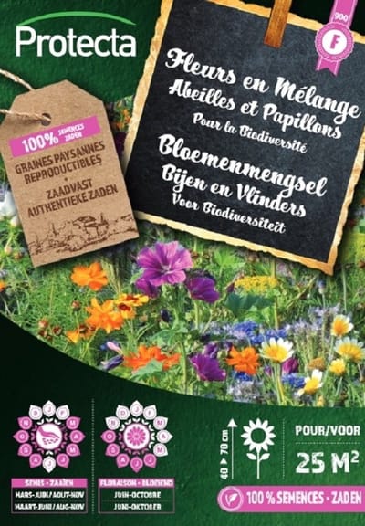 Protecta Bloemen zaden: Tijdloze Bloemenmix 25 m²