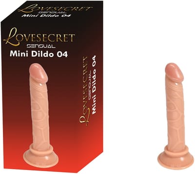 Lovesecret Sensual – LS33 – Mini Dildo 04 Flesh – Realistische Mini Dildo met Zuignap