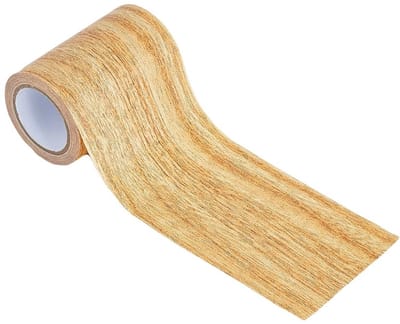 Allecto - Reparatietape voor houtnerf - Houtnerf band - Duurzaam en veelzijdig - Goudkleurige bekleding - Zelfklevende plakpleister - Geschikt voor...