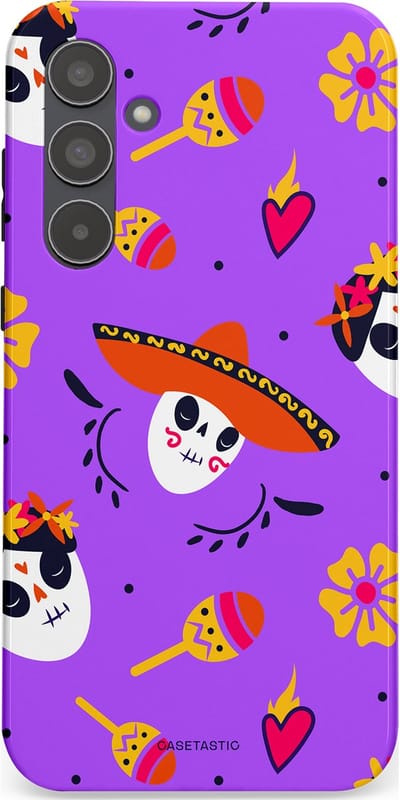 Casetastic Hoesje Geschikt voor Samsung A55 - Stijlvolle Beschermende Duo-layer Case - Muertos sombrero