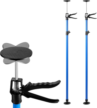 Telescopische steunen - Montagesteunen plafond - Kluswerkzaamheden - Verstelbaar tot 45 graden - 115-290 cm - Set van 2