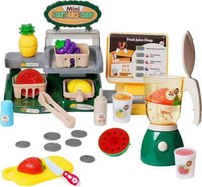 Nixnix® - Kinder speelgoed - Juice bar - Fruitsap kraam - 35 delig