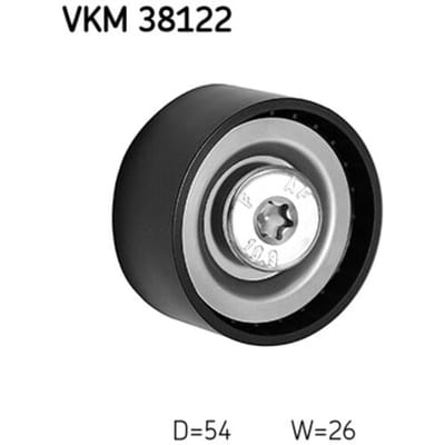 Rondsel/geleiderpoelie, V-ribbelriem SKF VKM 38122