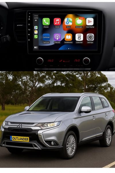 ADIVOX 10.1 inch T1 geschikt voor Mitsubishi Outlander 2020-2022 Android 15 CarPlay/Auto/Wifi/DSP/DAB+