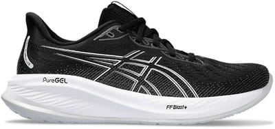 Asics Gel-Cumulus 26 - Hardloopschoenen - Zwart/Wit - Maat 48 Heren