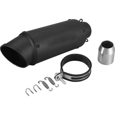 Motorfiets Oblique Universeel 51mm Slip-on Uitlaat Achterpijp Eindpijp (#1)