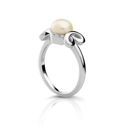 Orphelia 'Elisabeth' Dames 925 Sterling Zilveren Ring - Zilver ZR-7511