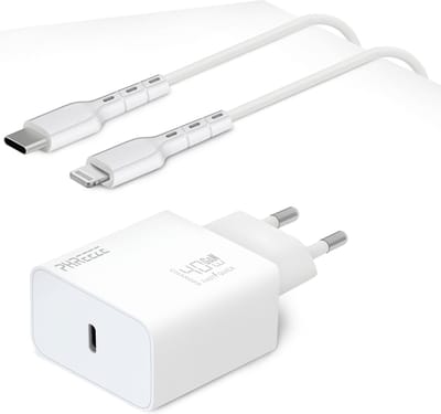 Super Snellader - 1 Meter - Geschikt voor Apple iPhone 14, 13, 12, 11, X, iPad met usb C naar Lightning Kabel - Oplader - Oplaadkabel - Adapter usb C