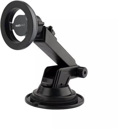 Musthavz MagSnap Auto Houder met Zuignap – Magnetische MagSafe Telefoonhouder voor Auto – Dashboard & Voorruit – Geschikt voor iPhone, Samsung en Meer
