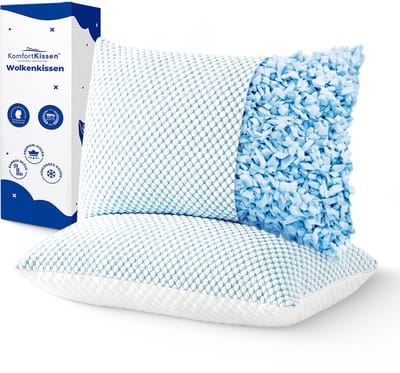 Wolkenkussen Premium Kussen - Ergonomisch - Verstelbaar - Hoogwaardig Traagschuim - Ademend en Hygiënisch - Ondersteunt Hoofd en Nek