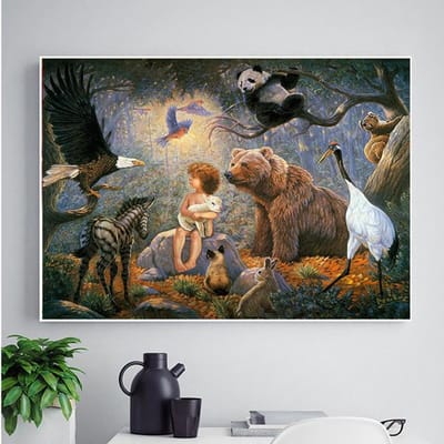 Volledige vierkante/ronde boor 5D DIY Diamond schilderij 3D borduren kruissteek 5D decor cadeau Full Square 20X30CM