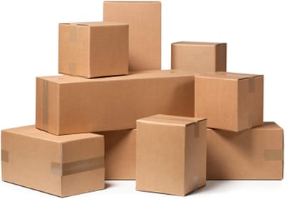 40 stuks stevige kartonnen dozen 20x14x10 cm voor verzending en opslag