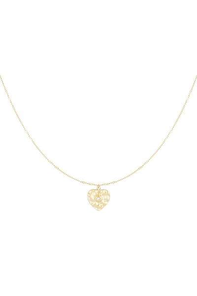 hart ketting - Goudkleur- valentijn