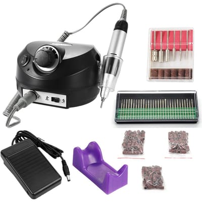 30000r Elektrische Nagellak Verwijderende Gereedschappen Boormachine Nail-art Apparatuur Manicure Product black