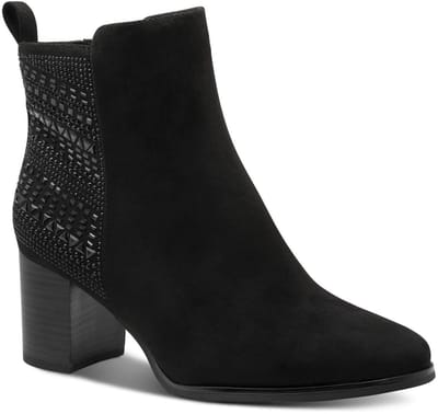 Marco Tozzi Dames Enkellaarsje 2-25336-45 001 F-breedte Maat: 37 EU