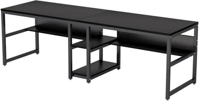 Bureau 200cm Zwart - Computerbureau - Geschikt voor Thuis en Werk