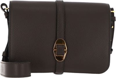 COCCINELLE Leren Schoudertas Avondtas Coccinelle Cosima Crossbody Bag Bark Bruine