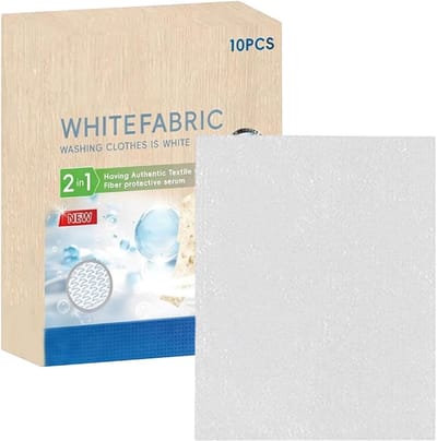 Textielverf Vellen - Kleding Hersteller - Kleding Opfrissen - Individueel Verpakt - 10 Vellen - Wit