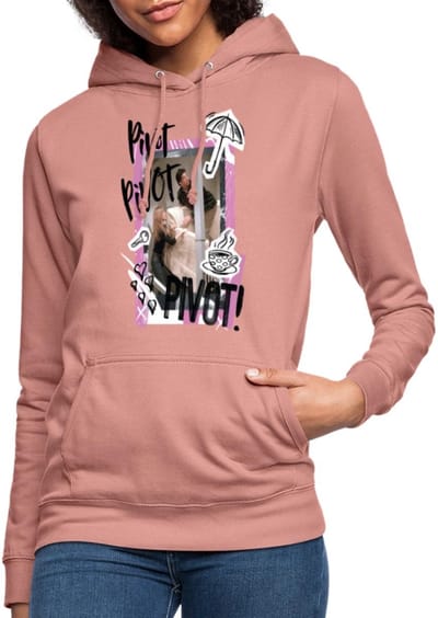 Friends Pivot Rachel Ross Chandler Hoodie Dames