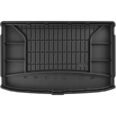 FROGUM TM Kofferbakmat - Geschikt voor KIA Stonic (vanaf 2017) - Bovenste laadvloer - TPE Rubber - Zwart