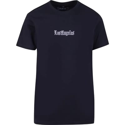 Mister Tee - Los Angeles EMB Heren Tshirt - M - Zwart