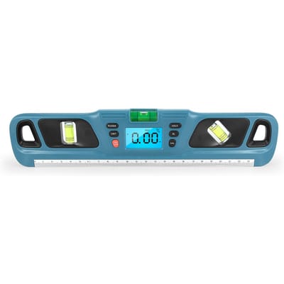 Digitale gradenboog LCD-display Roestvrij staal Magnetisch niveau Multifunctionele hoekmeter Ondersteuning