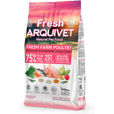 2,5kg Arquivet Fresh Farm Pluimvee droogvoer voor honden