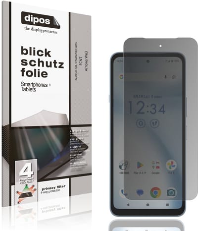 dipos – Matte Privacy Screenprotector geschikt voor FCNT Arrows We3 | Anti-Spy Beschermfolie