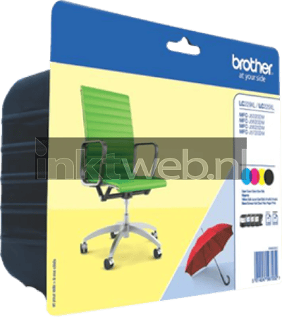 Brother Inktcartridge LC-229XLVALBP 4-kleuren Multipack Extra hoge capaciteit