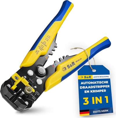 3-in-1 Automatische Striptang en Krimptang - Draadstripping en Kralen Bewerken Gereedschap
