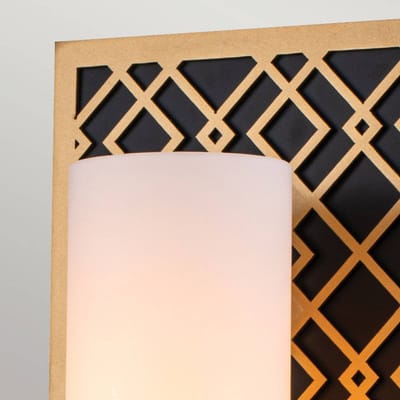 Elstead Lighting LED Wandlamp Ziggy | 1X E27 Max 40W | IP44 | Lacquered Gold