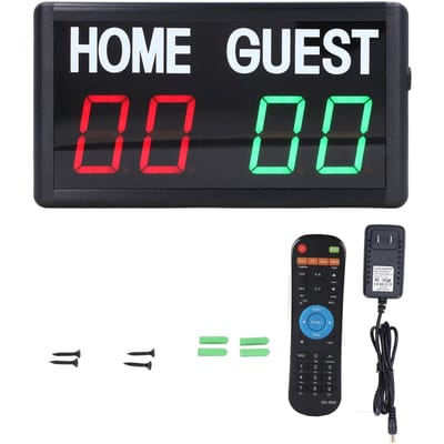 LED Elektronisch Scorebord Basketbal Voetbal Spel Scorebord Afstandsbediening Scorebord