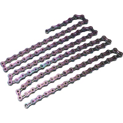 9 Speed Mountainbike Ketting Volledige Elektroplating Behandeling Duurzame Kleurrijke Fietsketting black