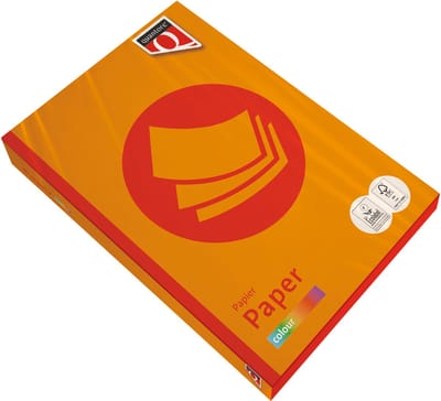 Kopieerpapier quantore colour a4 80gr oranje | 5 stuks