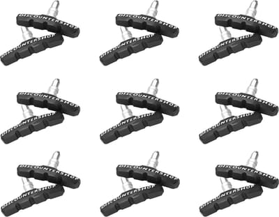 Remblokken Fiets 9 Set (18 Stuks) - 70mm Universele V Remblokken - Geschikt voor Mountainbike, Stadsfiets, Vouwfiets en Tourfiets - Remblokjes Vervangen
