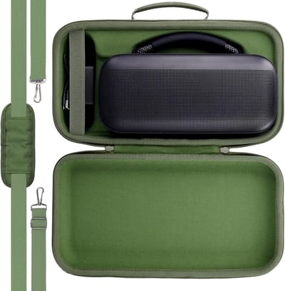 Duurzame Hard Travel Case voor Bluetooth Portable Speaker - Bescherming, Opbergruimte, Compact Ontwerp