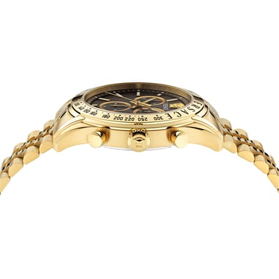 Versace Chrono Master VE8R00624 Horloge - Staal - Goudkleurig - Ø 44 mm