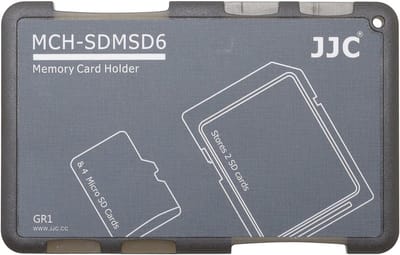 Geheugenkaart Case voor 4x microSD en 2x SD Kaarten - Compact Opbergdoosje