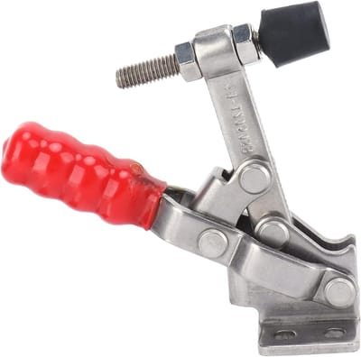 Spanklem Horizontaal - Werkplaatshandgereedschap - Machinebediening - Snelle Klemactie - 100 kg Houdkracht - Zilver