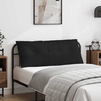 vidaXL - Rugkussen - Zwart - 200 - x - 19 - x - 50 - cm - Stof