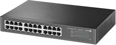 Gigabit Switch - Netwerk Switch Ethernet Hub - Netwerk Uitbreiden - 24 Poorten - Desktop/Rackmount - Zwart
