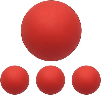 Squashbal - Trainingsbal Vering - Sportvaardigheden Verbeteren - Slijtvast Rubber - 61 cm - Rood