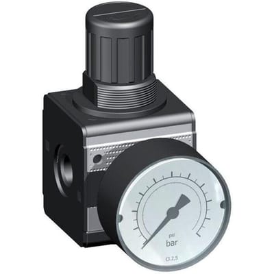 Precisie Drukregelaar G1/4'' 2100l/min 0.1-1.0bar/1-14psi Zink Spuitgiet Multifix 1