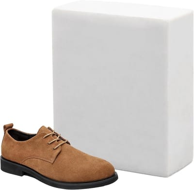 Rubber voor het reinigen van suède schoenen en tassen, 48 x 40 x 19 mm, ideaal voor vlekken en onderhoud